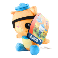 OCTONAUTS Kwazii 8-inch plush tucked in a bag for travel companionship.