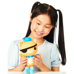 OCTONAUTS Kwazii 8-inch plush embroidery detail showcases durable, high-quality stitching.