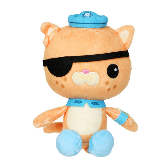 OCTONAUTS Kwazii plush closeup highlights embroidered details and durable stitching.