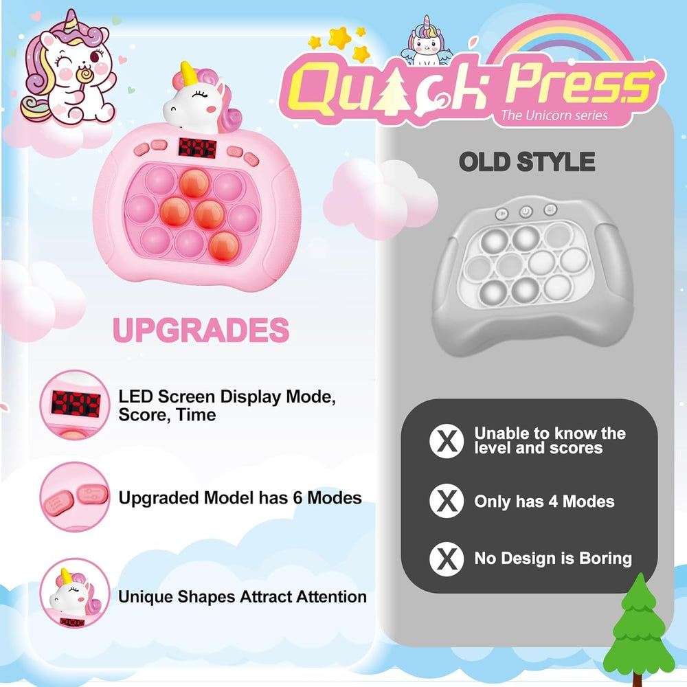 OCYGL pop push game toy, durable ABS material for long-lasting use.