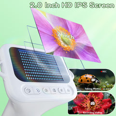 Odatay Kids Microscope portable design fits small hands for comfortable exploration.