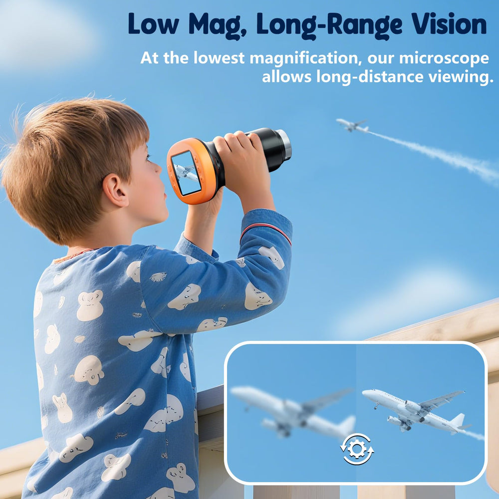 Odatay tripod mount enables steadier viewing on any surface.