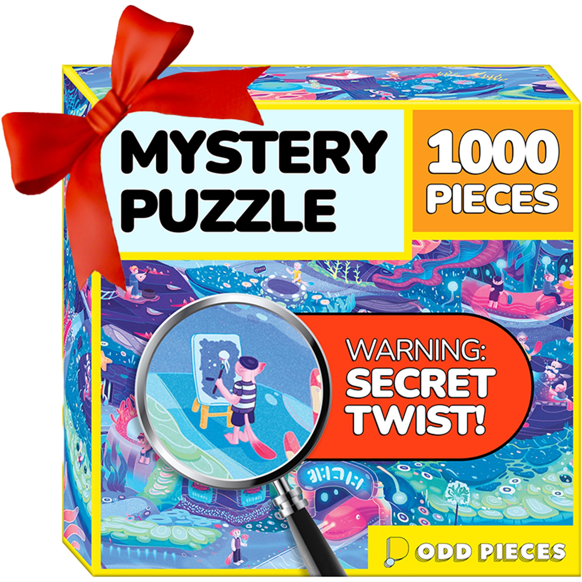 Odd Pieces Beyond the Kelp box cover with ocean artwork and branding for decoration ideas