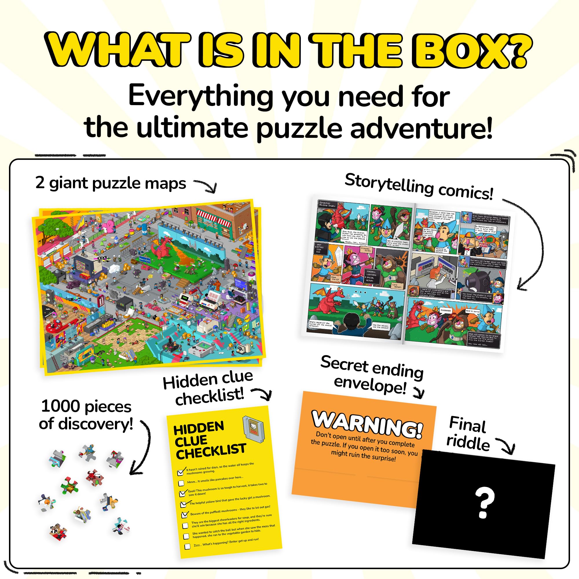 Odd Pieces gift-ready puzzle perfect for birthdays, holidays, or gamer décor.