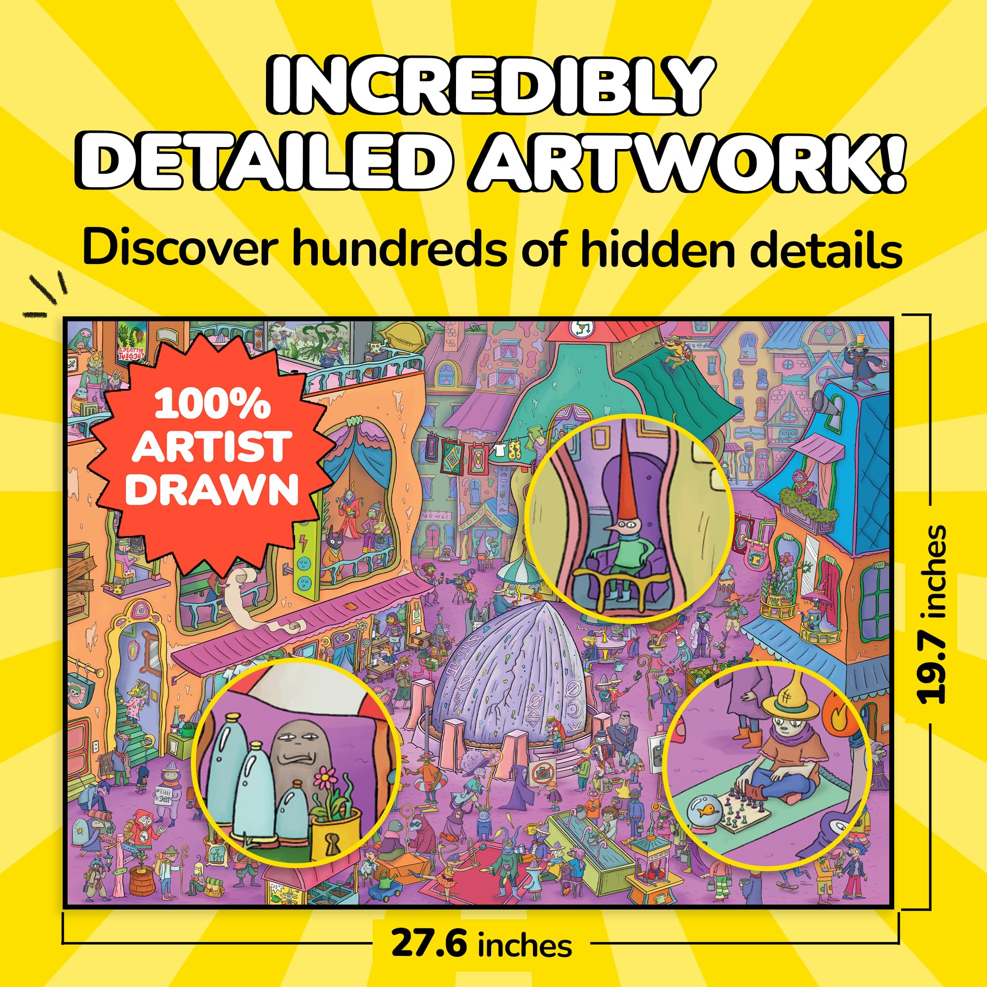 Odd Pieces photography-themed 1000-piece puzzle with a playful storytelling twist.