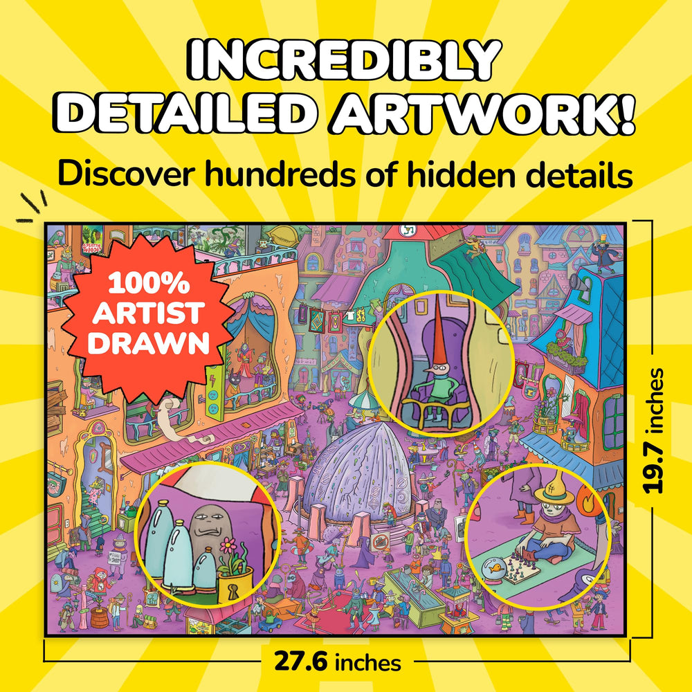 Odd Pieces photography-themed 1000-piece puzzle with a playful storytelling twist.