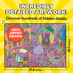 Odd Pieces photography-themed 1000-piece puzzle with a playful storytelling twist.