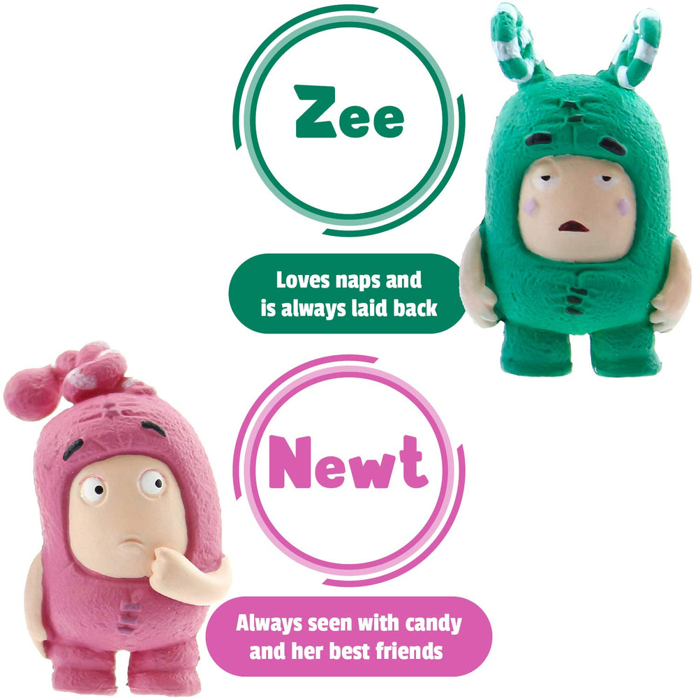 ODDBODS Newt figurine suitable for desk decor and storytelling