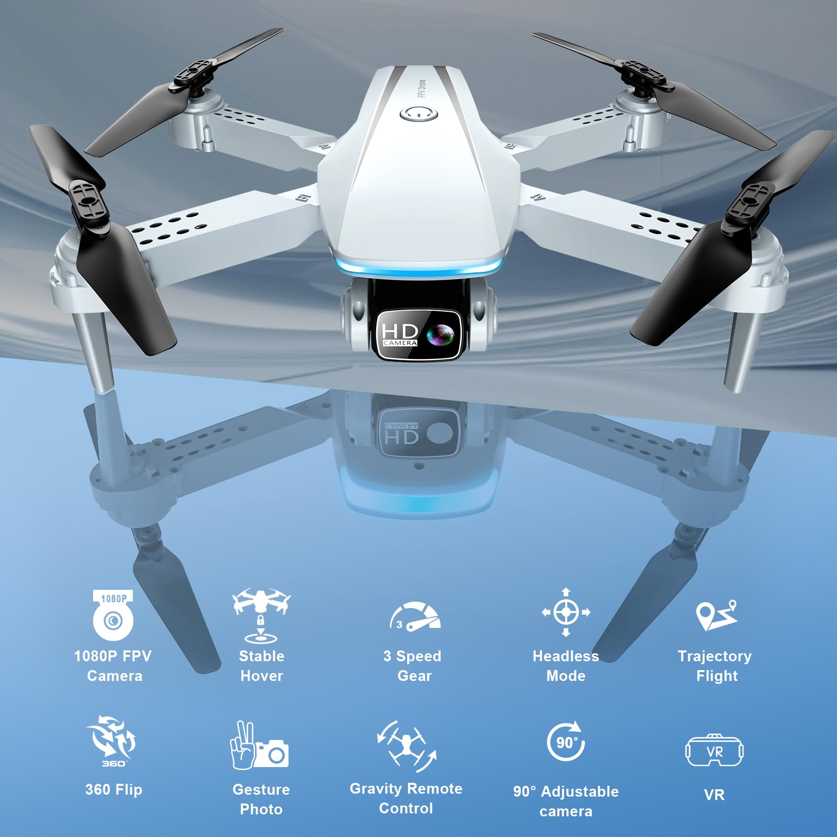 Oddire drone foldable design makes portability effortless during travel