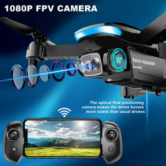 Oddire drone hover stability with optical flow positioning for steady video.