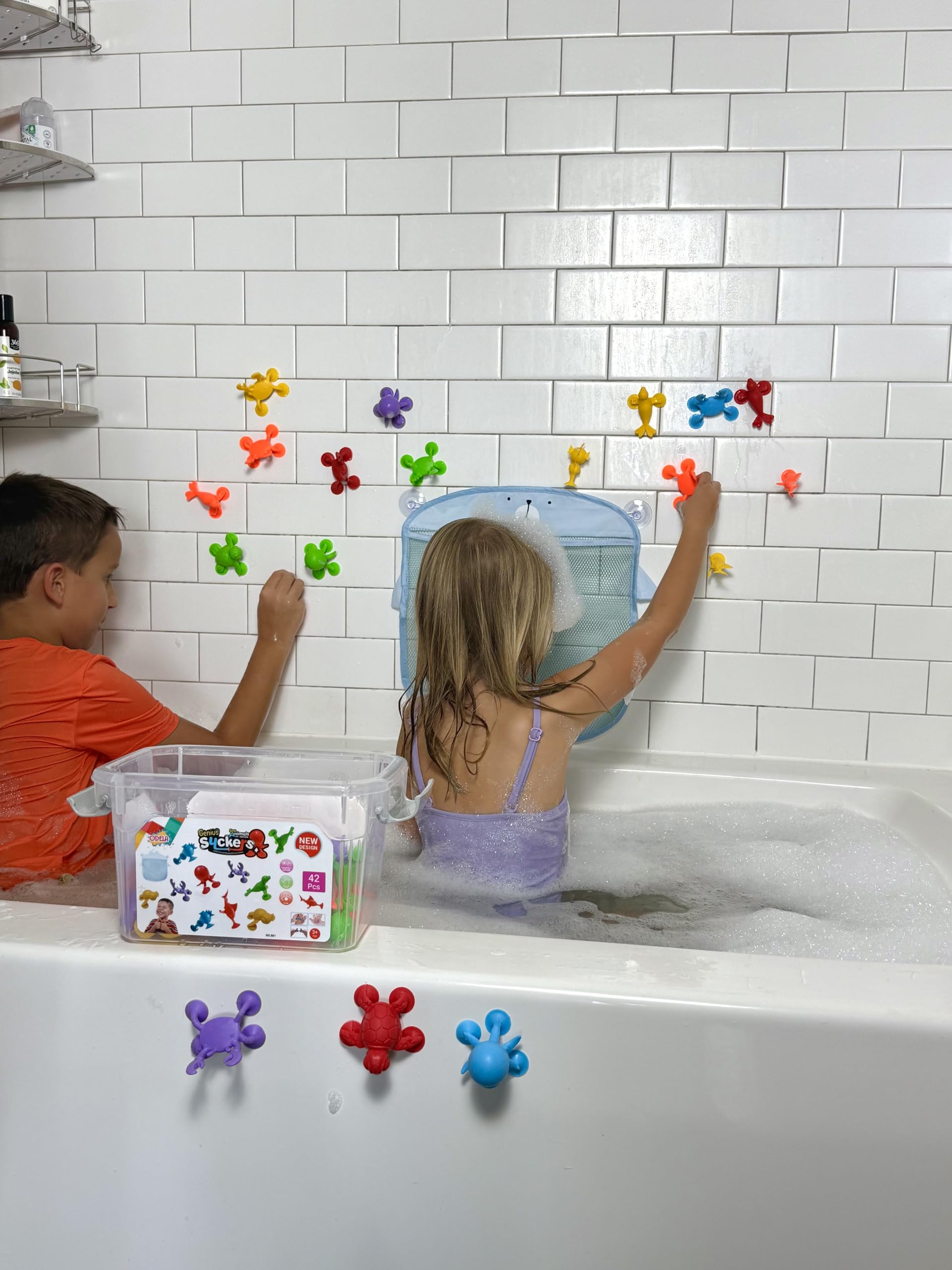 ODELA Genius Sucker Toys octopus – colorful learning through color recognition and imaginative play.