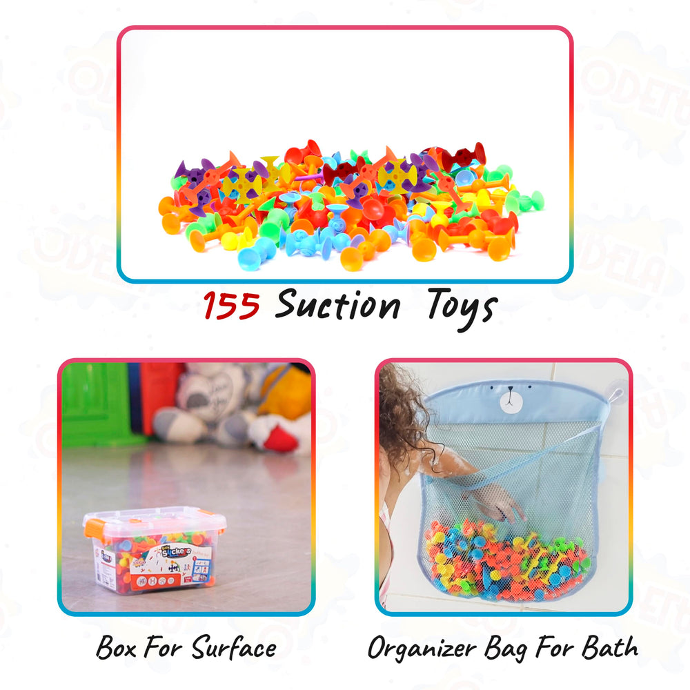 ODELA Genius Suckers six shapes offer varied tactile experiences for learning moments.