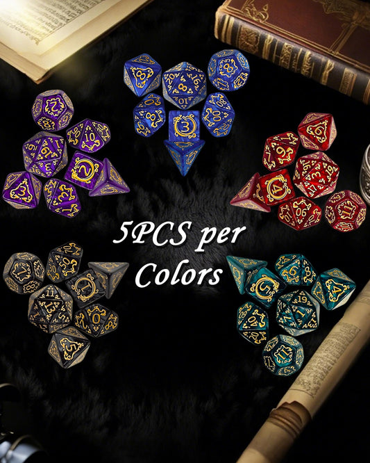 ODINROLL polyhedral dice set D12 close-up highlights crisp edges for smooth handling