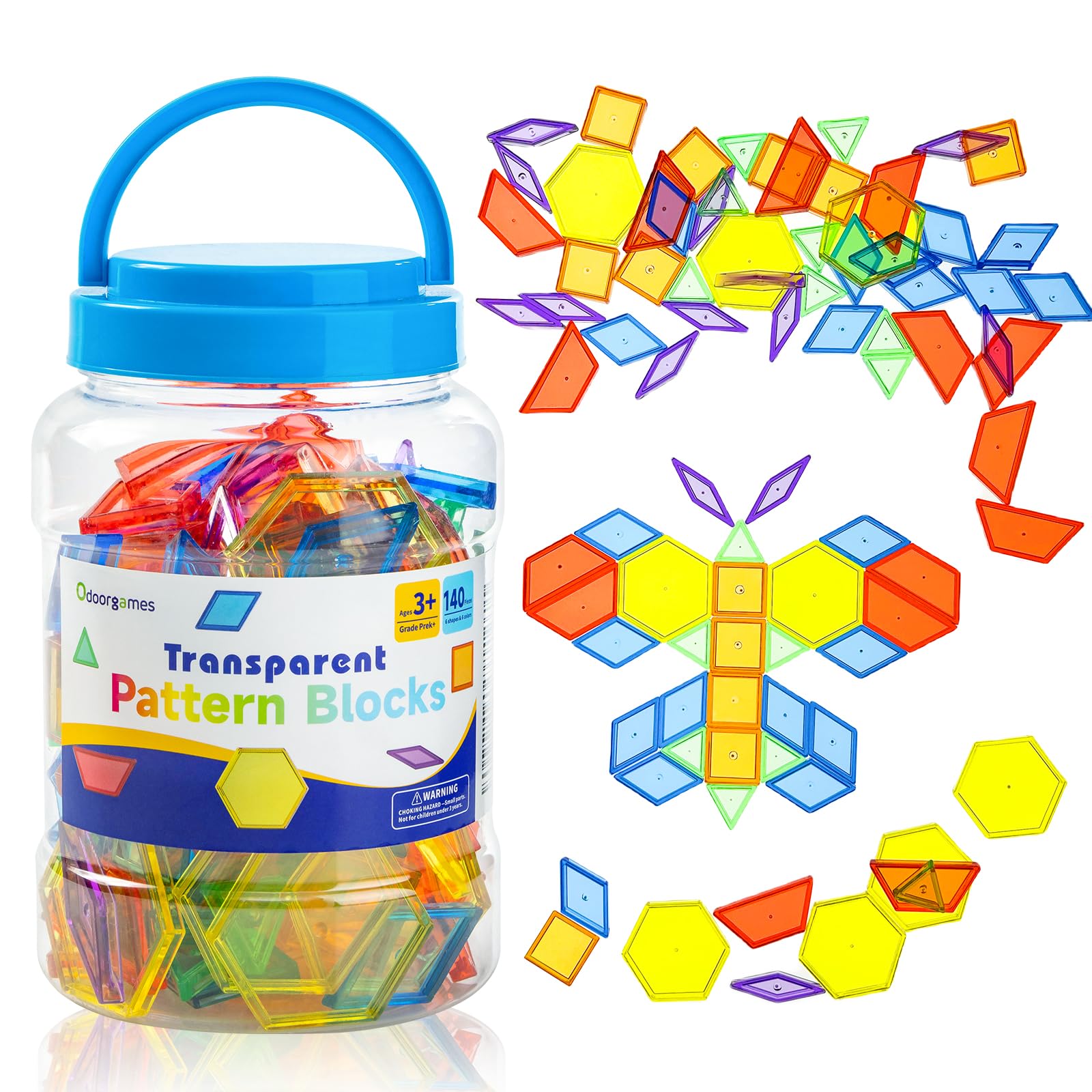 Odoorgames vibrant pattern blocks as a versatile educational tool and gift idea