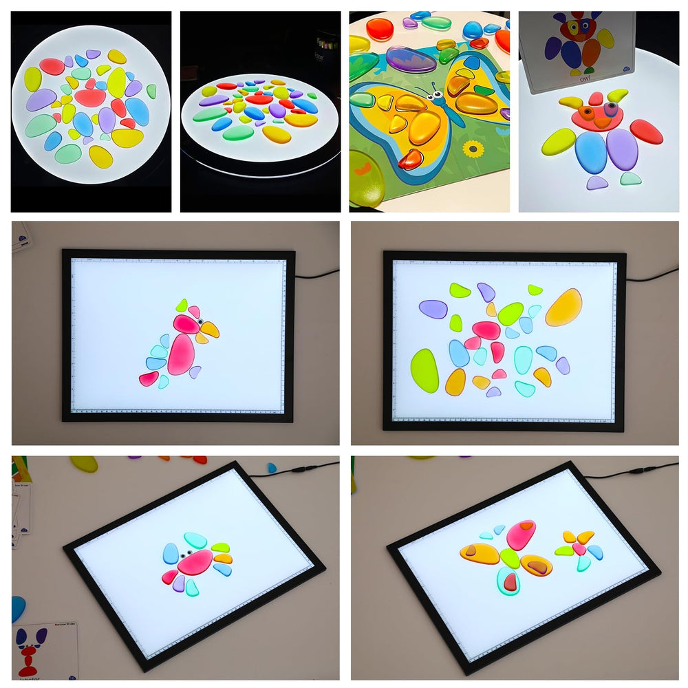 Odoorgames durable translucent plastic pebbles designed for safe play