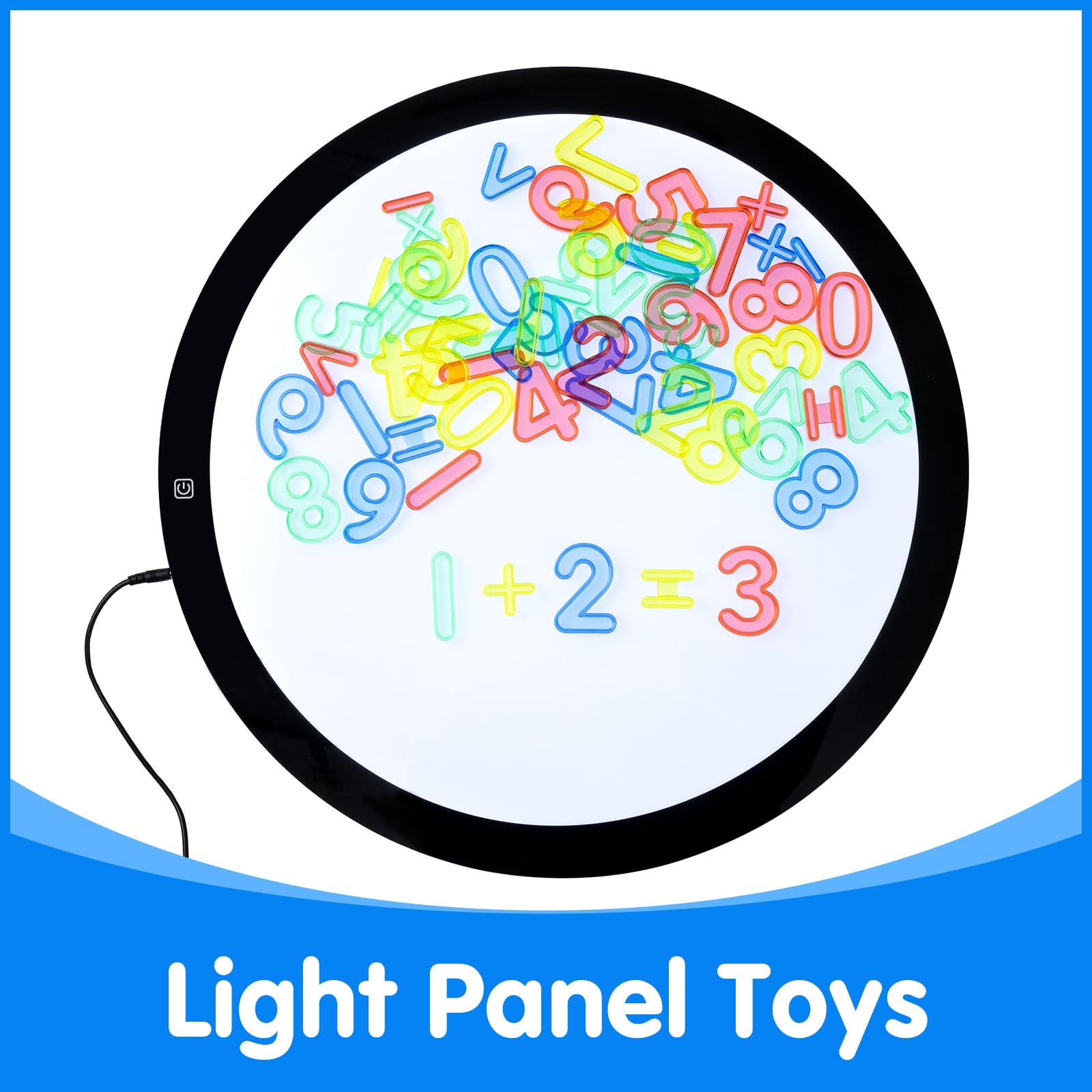 Odoorgames translucent manipulatives brighten light table activities