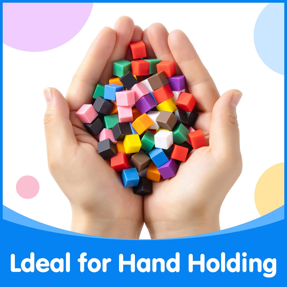 Odoorgames storage box keeps cubes tidy after classroom activities.