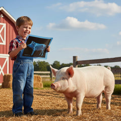 Odoorgames educational gift promoting hands-on learning about farm animals.