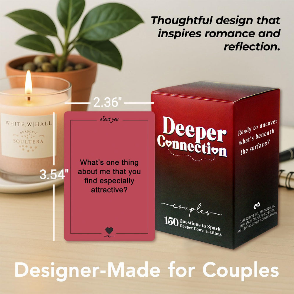 Rounded-edge cards of Odrano Deeper Connection for comfortable handling.