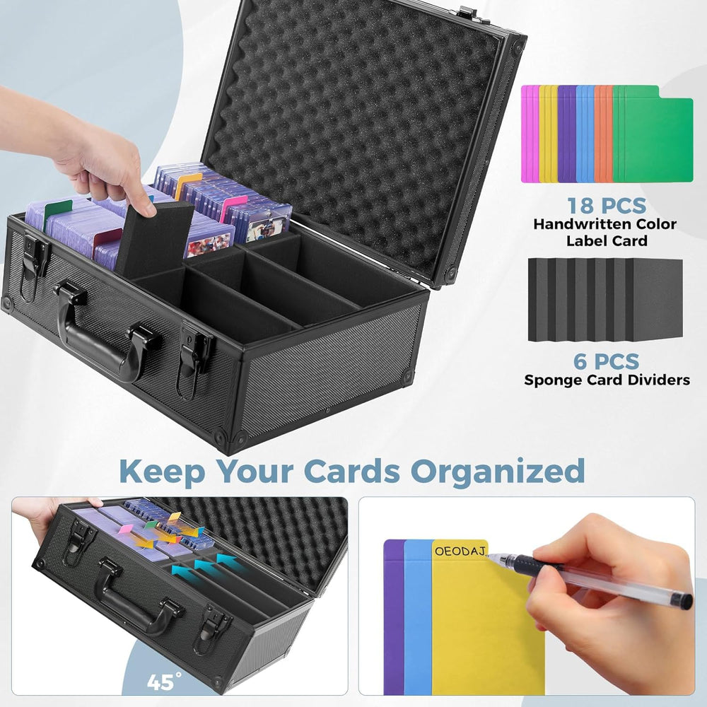 OEODAJ Top Loader box lock and two spare keys for secure transport.