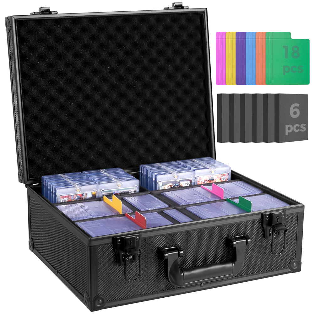OEODAJ Top Loader Storage Box capacity for neat card organization.