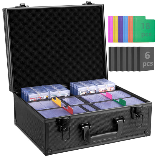 OEODAJ Top Loader Storage Box capacity for neat card organization.