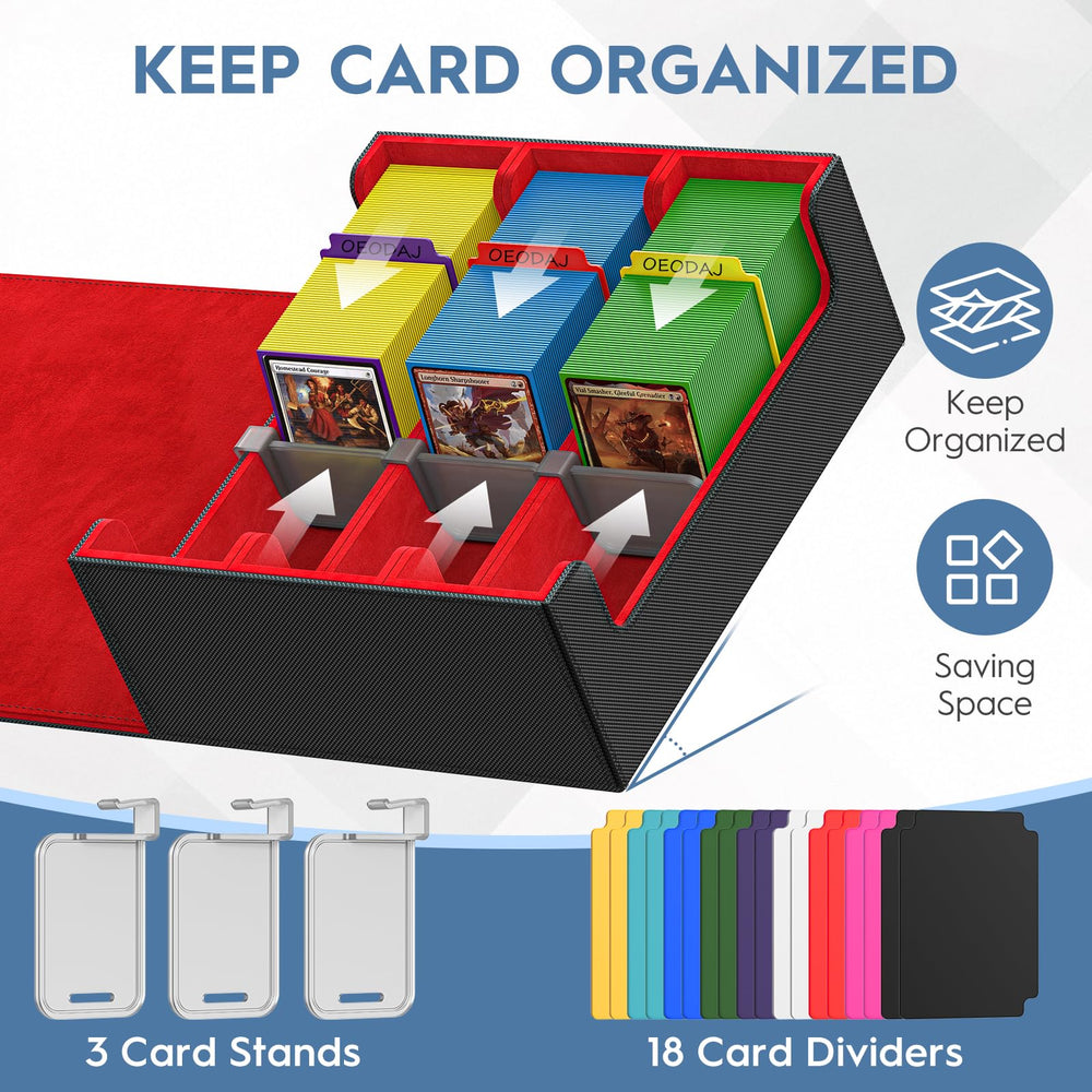 OEODAJ box interior layout showing organized compartments