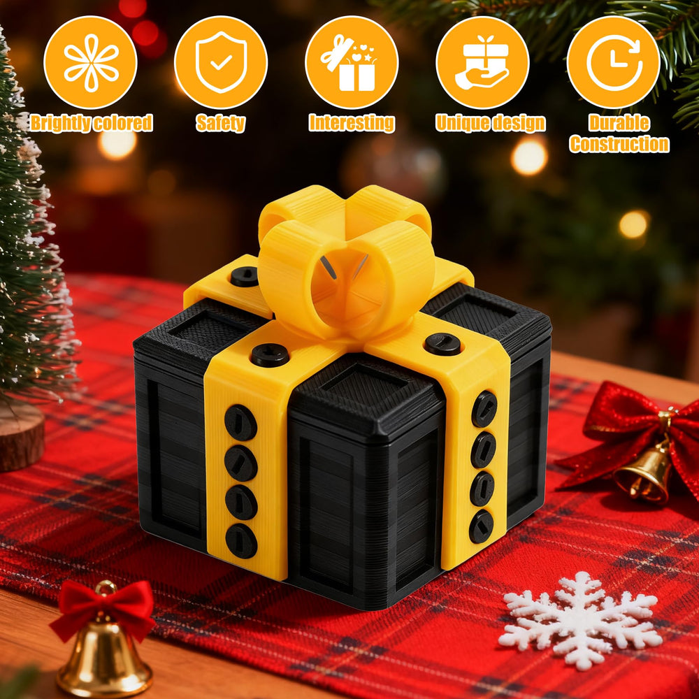 OESINS prank gift box open state reveals hidden puzzle inside