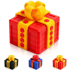 OESINS prank gift box with screws, red-gold finish boosts playful unboxing anticipation