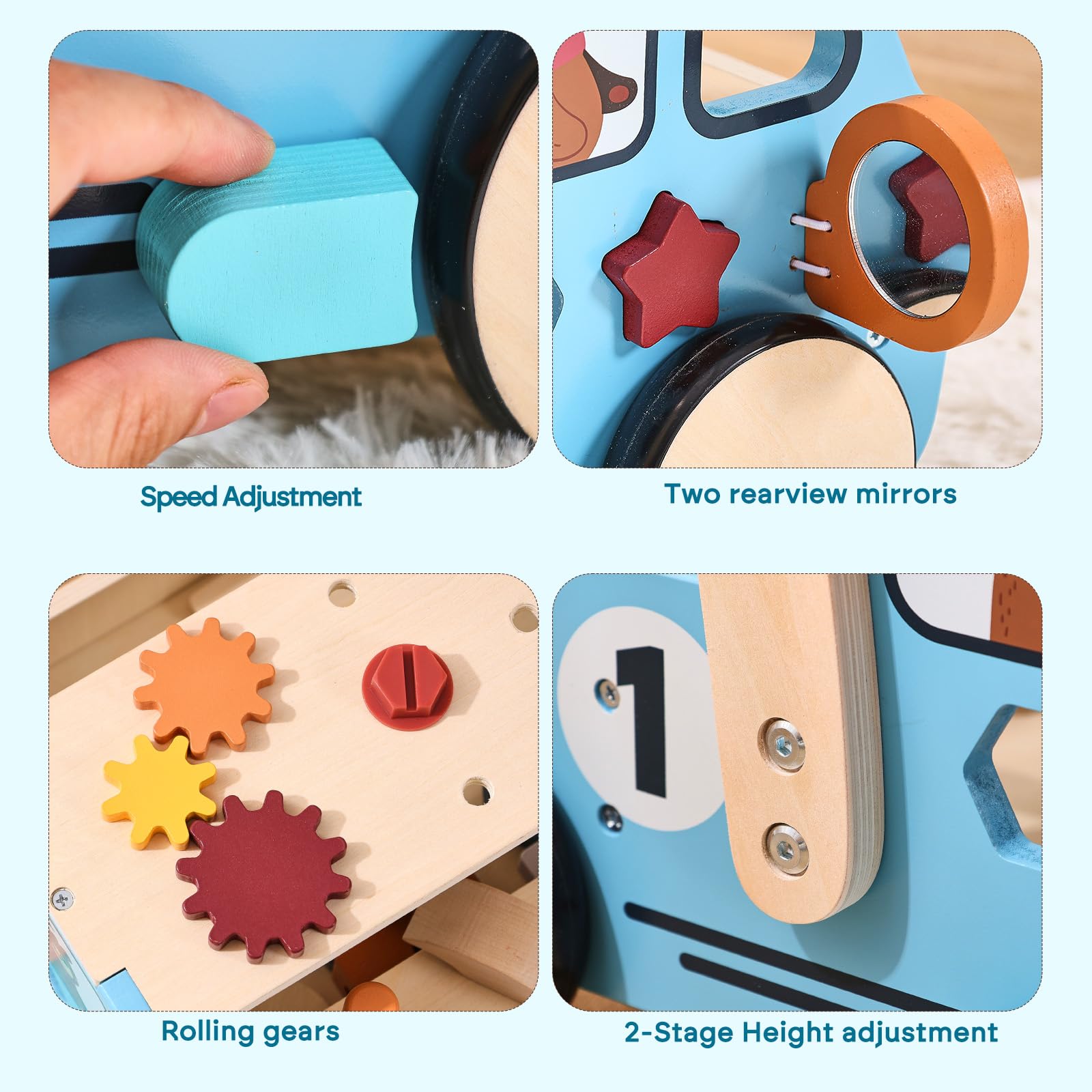 OESSUF imaginative tool set encourages pretend building and creativity.