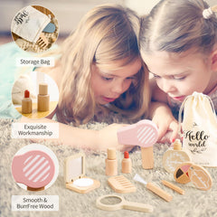 OESSUF nail polish and powder pieces optimized for toddler fine motor practice