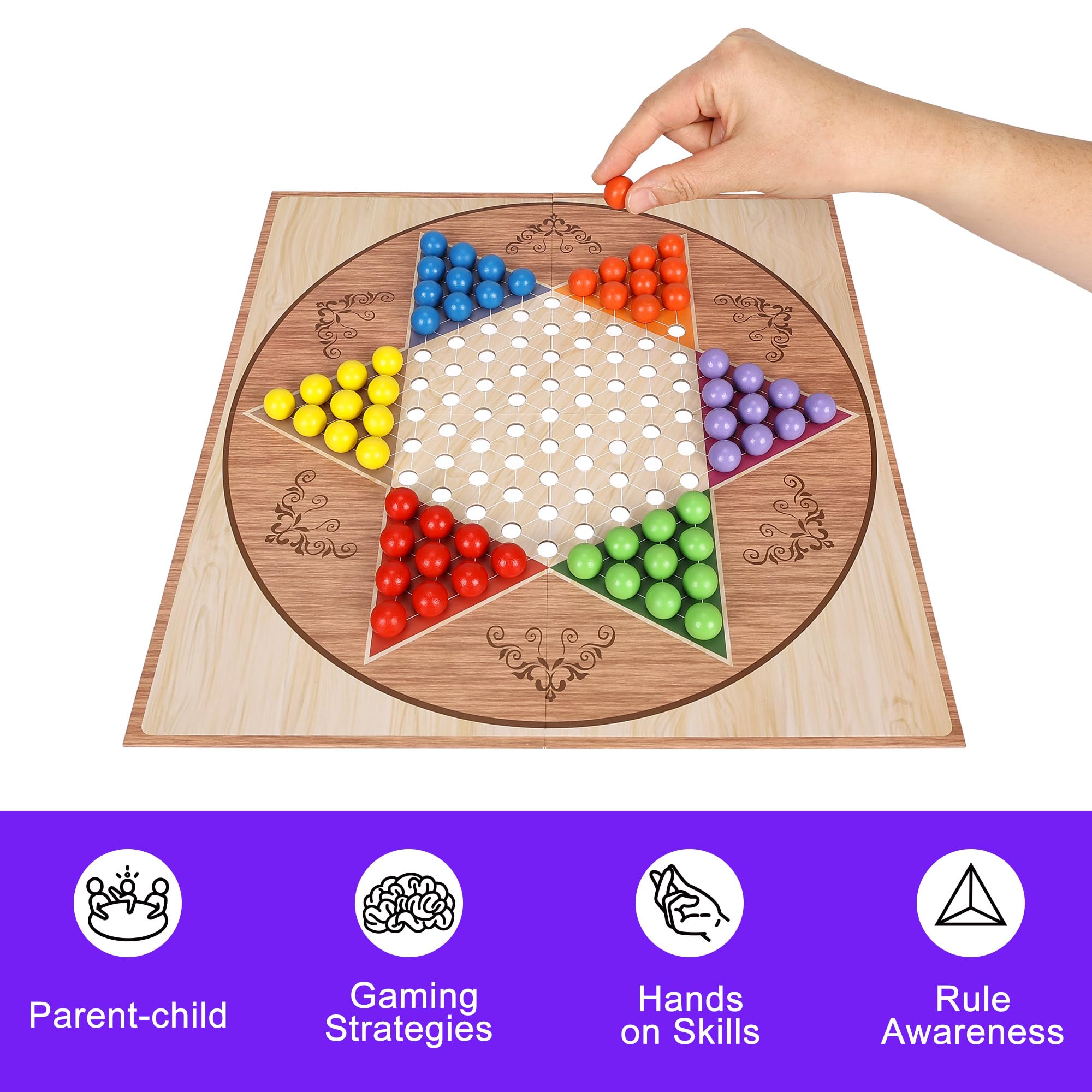 Offelec setup for 2-6 players, ideal for family nights.