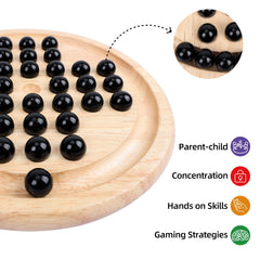 Offelec wooden solitaire gift-ready packaging ideal for birthdays and holidays.