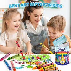 Officygnet classroom and home art supplies for shared projects and creativity.