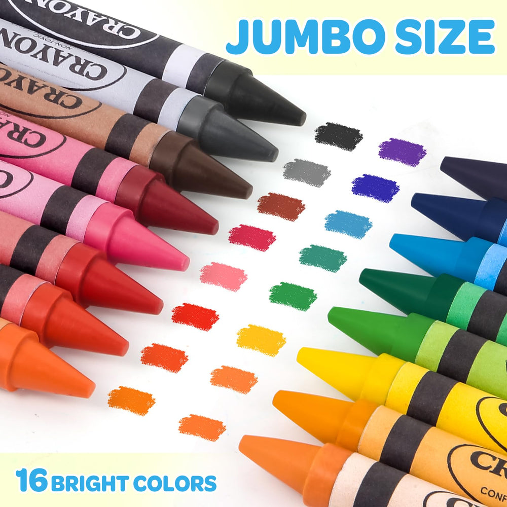 Officygnet easy-grip crayons designed for little hands and confident drawing.
