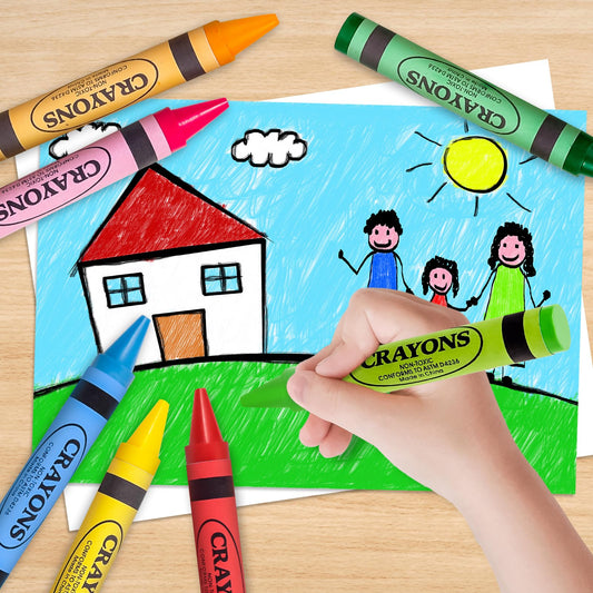 Officygnet easy-grip toddler crayons support comfortable coloring for small hands.