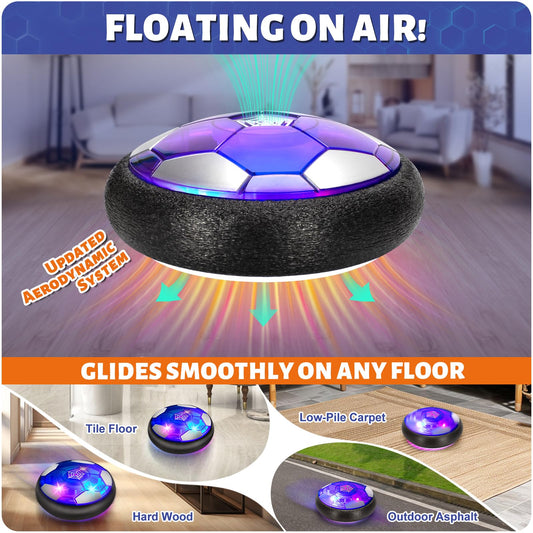 Officygnet hover ball set with two goals for family matches