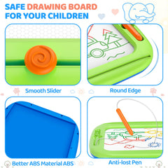 Officygnet magnetic pen and eraser enable smooth, precise lines.