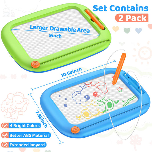 Officygnet nine-inch doodle board with color zones inspires color recognition.