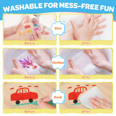 Officygnet non-toxic crayons for safe classroom and home use.