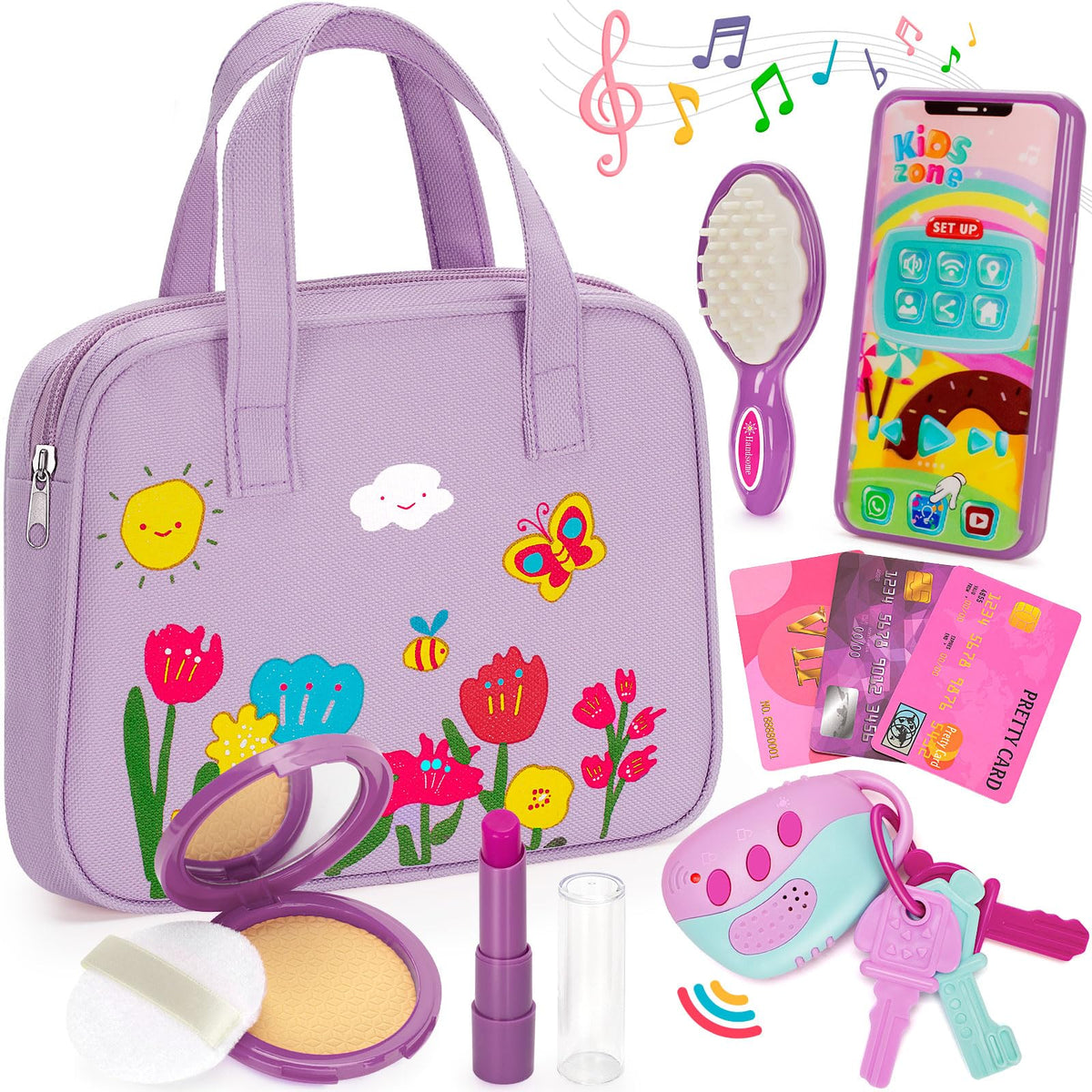 Officygnet purse toy set for outdoor play and imaginative outings