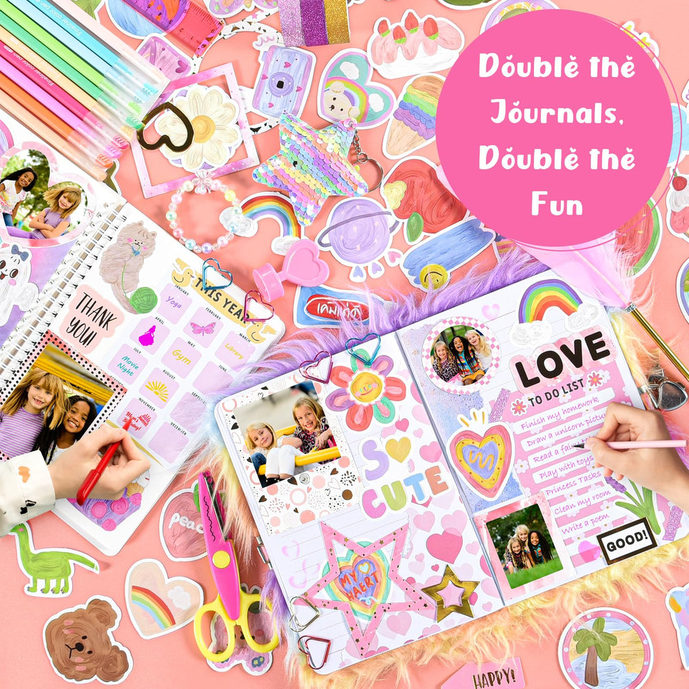 OFFIGIFT journal kit duo journals side-by-side ready for customization.