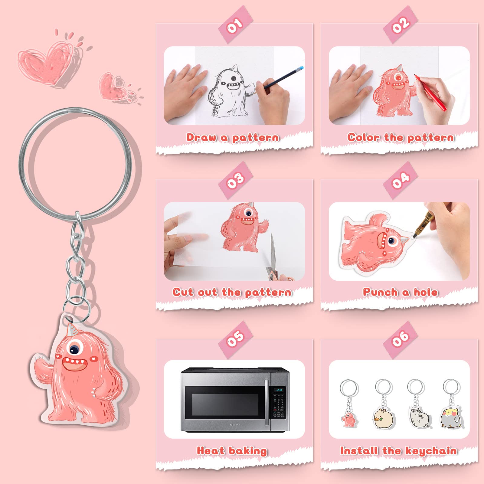 OFNMY Gift and keepsake ideas from Shrinky Dinks, ideal party activities.