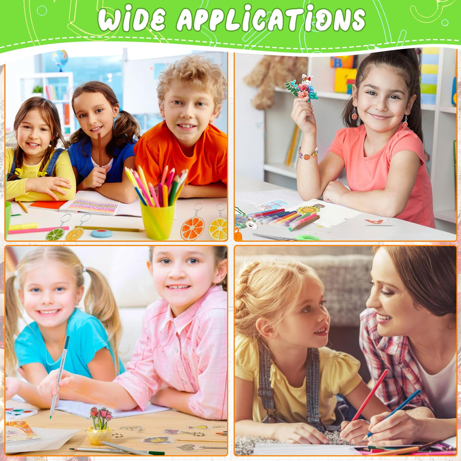 OFNMY Parent-child crafting with printable sheets.