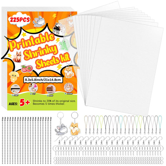 OFNMY printable Shrinky Dink kit package for kids crafts.