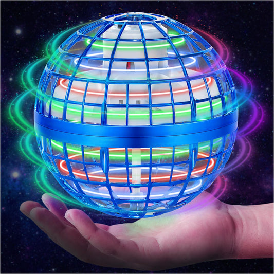 OFUN Flying Orb Ball with cosmic lights for indoor or outdoor play