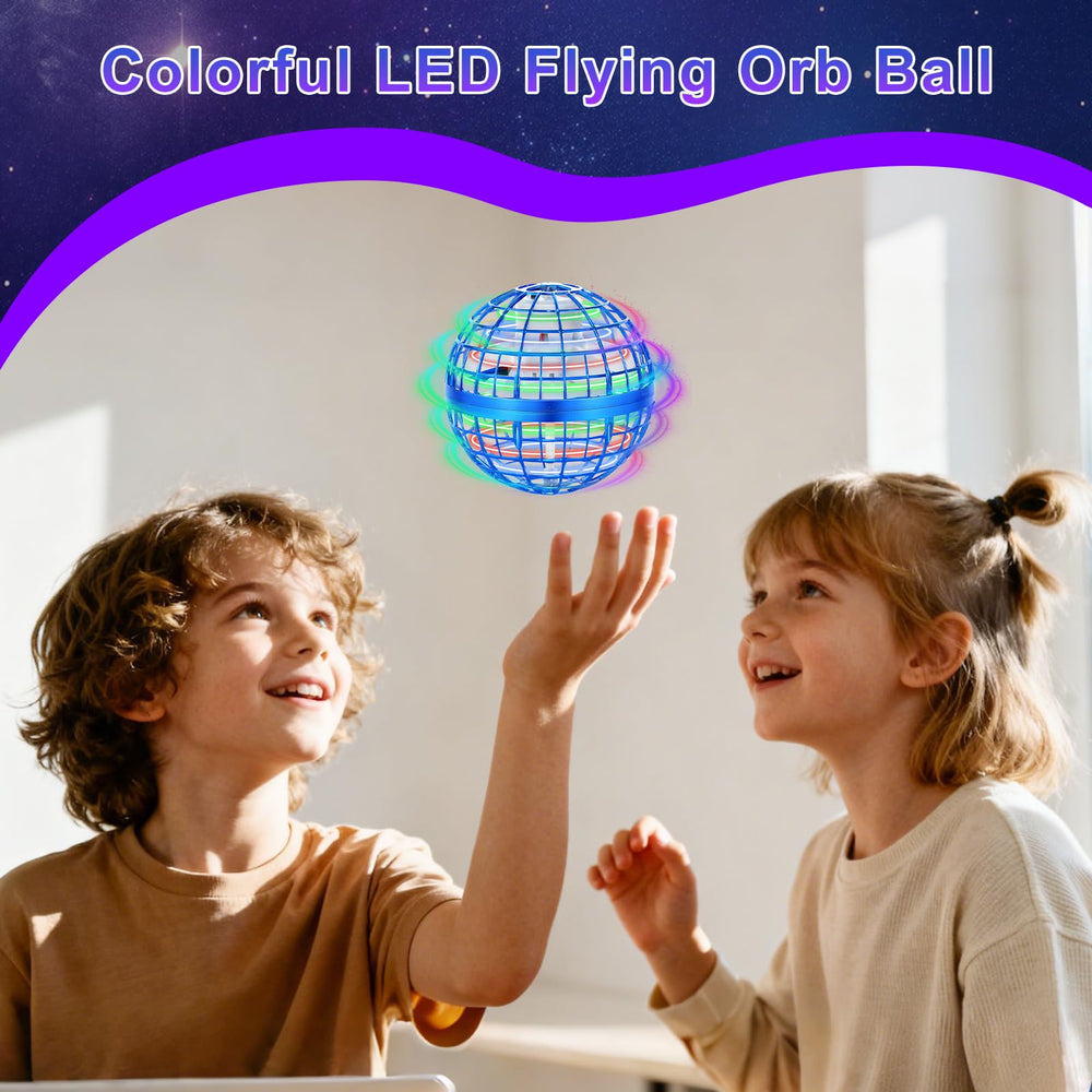 OFUN Flying Orb Ball hand-controlled drone-style operation in action