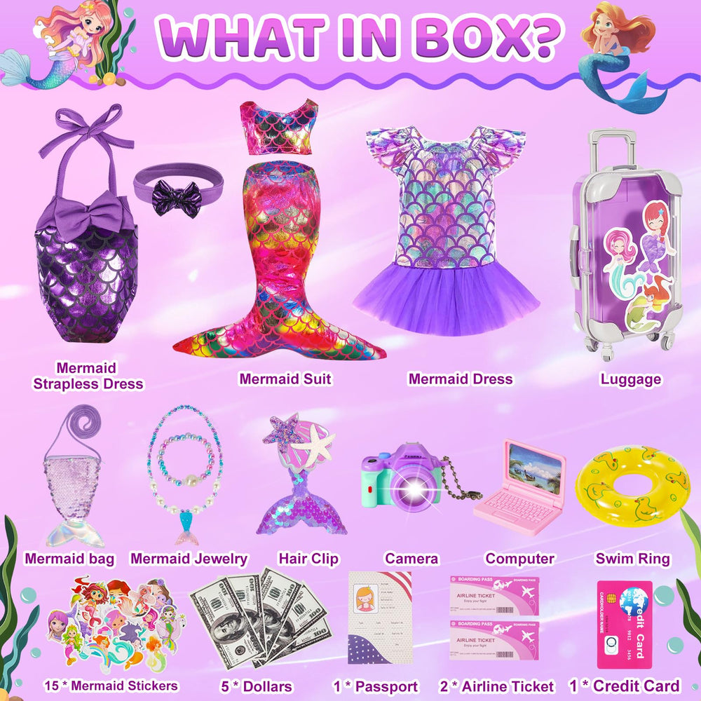 OFUSUY mermaid tank dress for versatile doll outfits and mix-and-match play.