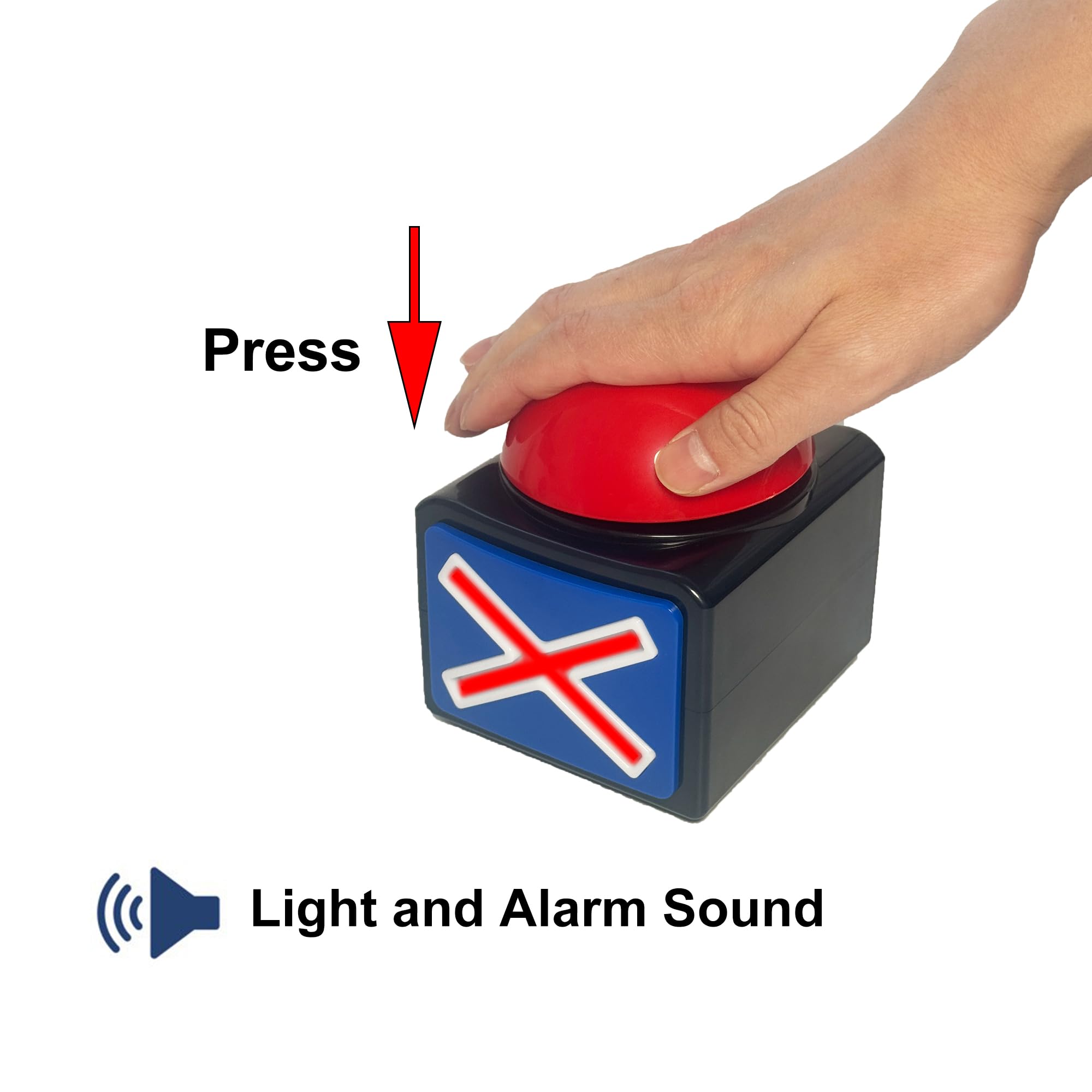 OFVENS buzzer size compact fits on desks without crowding.