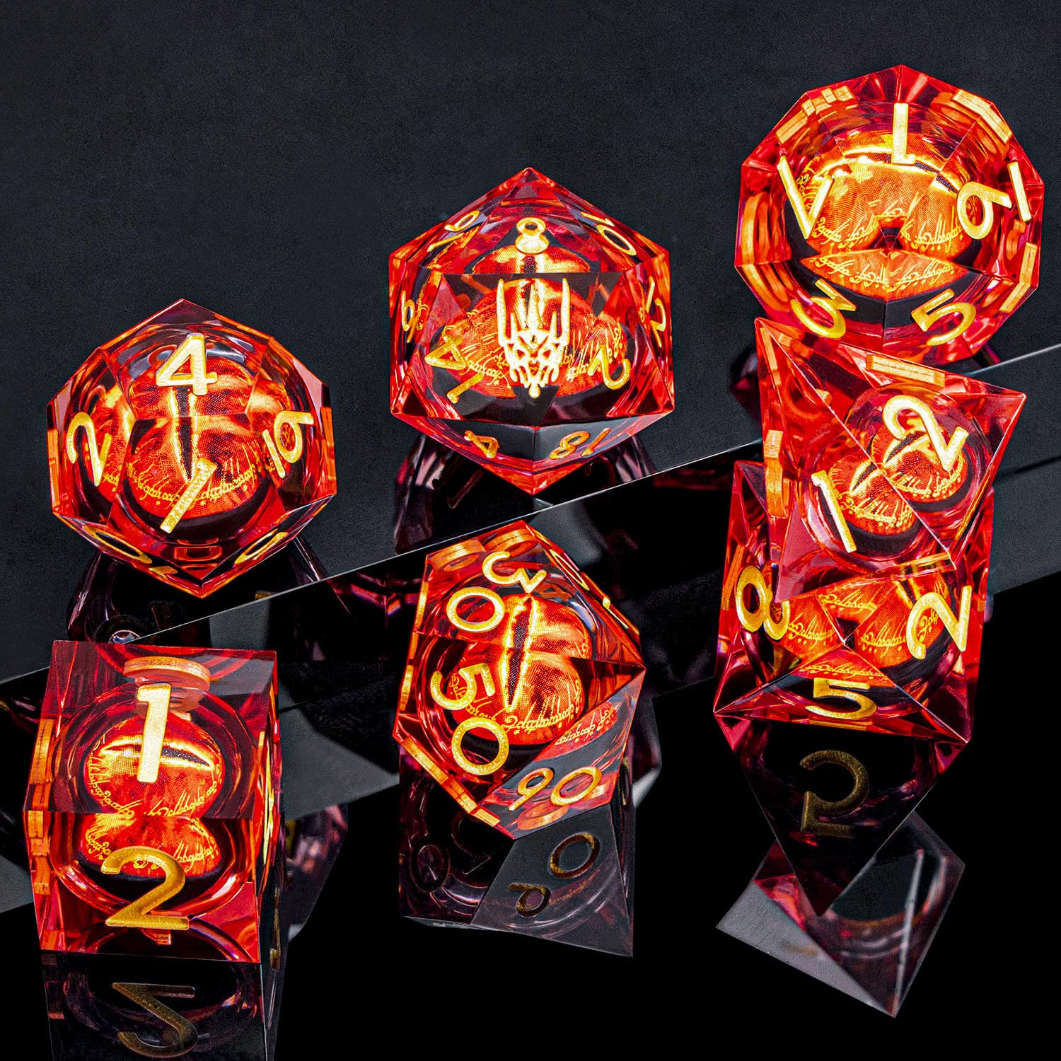 OGCOPHEN D12 DND dice blend elegance with robust resin.